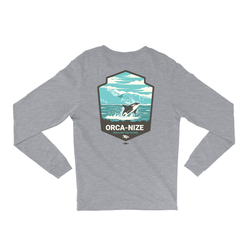 Orca-nize (Dark Ash Long-Sleeve Tee) Orca-nize (Dark Ash Long-Sleeve Tee)