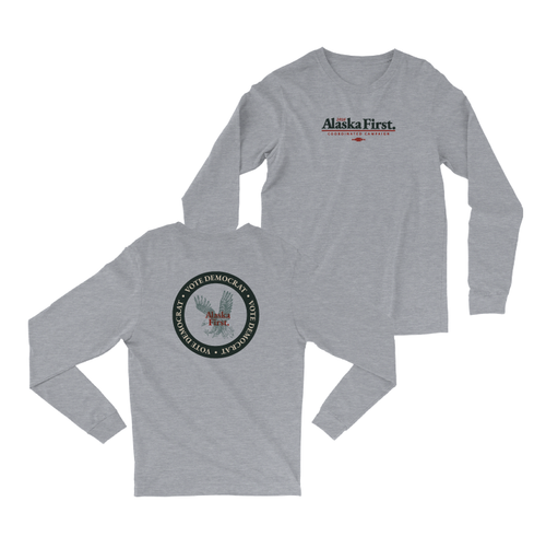 Alaska First Seal - Center (Dark Ash Long-Sleeve Tee)