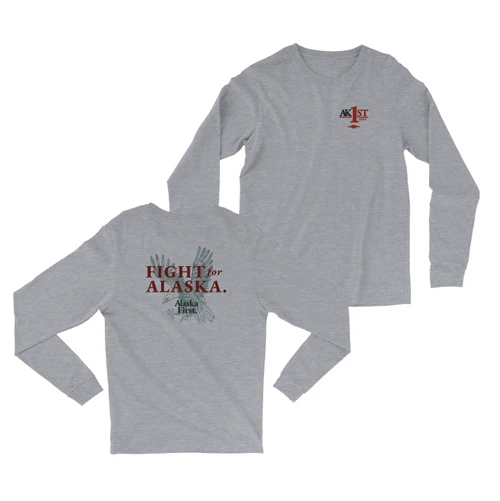 Fight For Alaska - L. Chest (Dark Ash Long-Sleeve Tee)