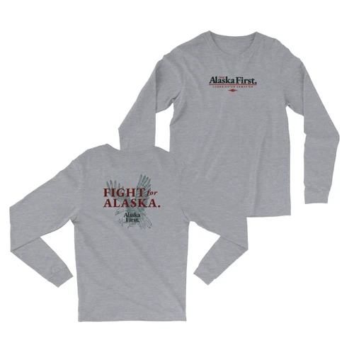 Fight For Alaska - Center (Dark Ash Long-Sleeve Tee)