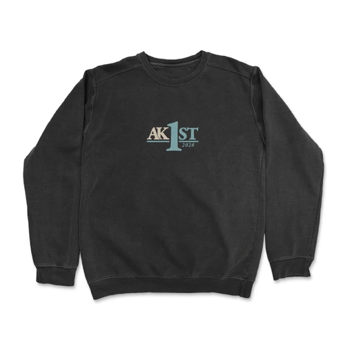 AK1ST (Black Crewneck Sweater)