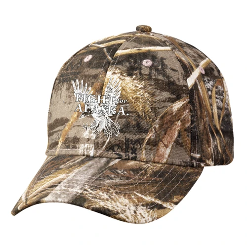 Fight For Alaska (Camo Baseball Cap)