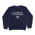 Not The Lower 48 (Navy Crewneck Sweater) Not The Lower 48 (Navy Crewneck Sweater)