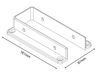 Wall/Post Brackets (Pack of 2 with 8 screws) - Info