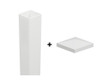Blank Post for PVC Picket Fencing - 1900mm long - 102x102mm wide - 3.8mm Wall Thickness Blank Post for PVC Picket Fencing - 1900mm long - 102x102mm wide - 3.8mm Wall Thickness