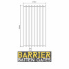 BARR Batten Pool Safe Gate Details - 1200mm High x 975mm wide.