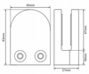 Premium Stainless Steel D-Clamp - Round