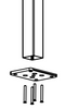 Option Fence Post Base Plate Kit Available.