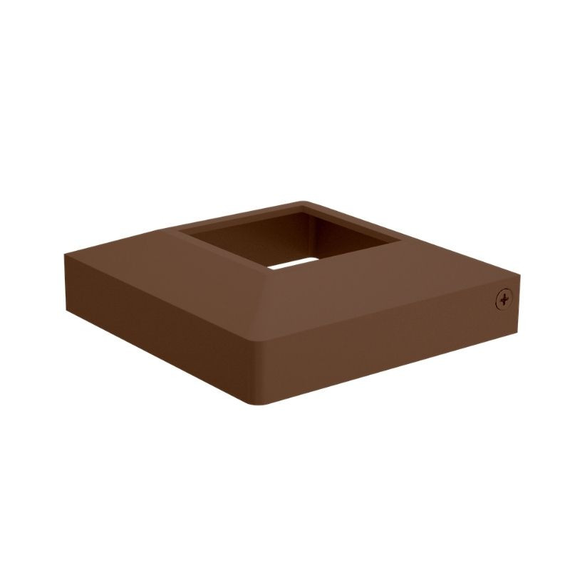 50x50mm Timber Look (Base Plate & Cover Kit) by FenceGuru