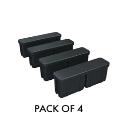Slat End Cap Pack of Four by FenceGuru