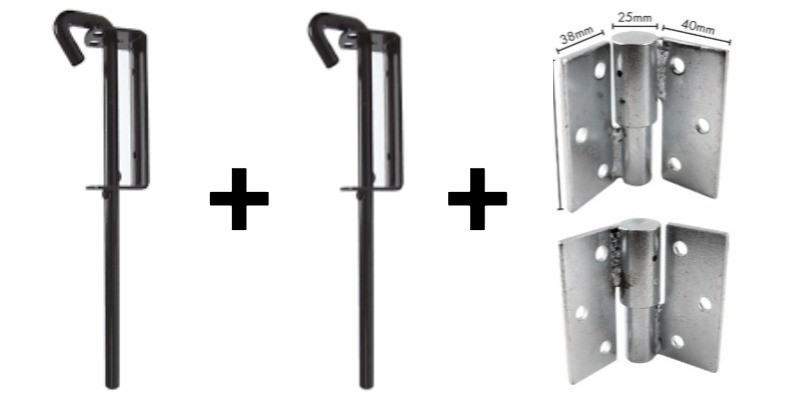 Heavy Duty Single Gate Kit Key lockable Latch Fence Guru Online
