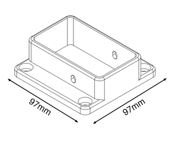 Semi Privacy Fencing Brackets (Pack of 3 with 8 screws) - Info