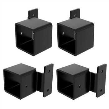 Heavy Duty GALVANISED STEEL Security Fence Panel Fittings Set - No visible fixings from outside of fence! - Fence Guru | Fencing Suppliers Australia-wide – Since 2014
