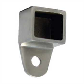 Polished Square Mini Handrail 25mm x 21mm Wall Bracket - Fence Guru | Fencing Suppliers Australia-wide – Since 2014