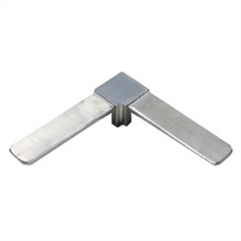Satin Finish Stainless Square Mini 25mm x 21mm 90 Degree Joiner - Fence Guru | Fencing Suppliers Australia-wide – Since 2014