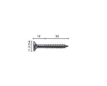 Handrail Wall Bracket' Timber Screw, 50mm long, Stainless Steel. - Fence Guru | Fencing Suppliers Australia-wide – Since 2014
