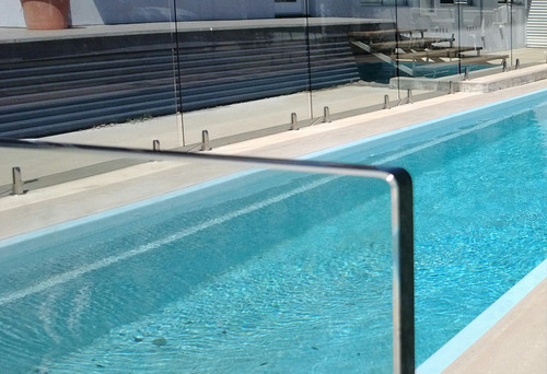 1100Wx1200Hx12mm Frameless Glass Pool Fence Panel, 'A' Grade Quality, Australian Standards Pass Mark, Clear Toughened, Polished Edges and Corners