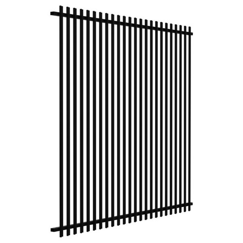 1.8m high SlatFence Pool Safe Fence Panel - 1.8m high x 2m wide, Black or Pearl White
