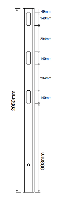 Product Detail for 2 Way Post for 3 Rail PVC Fencing - Comes With Tapered Cap - Info Product Detail for 2 Way Post for 3 Rail PVC Fencing - Comes With Tapered Cap - Info