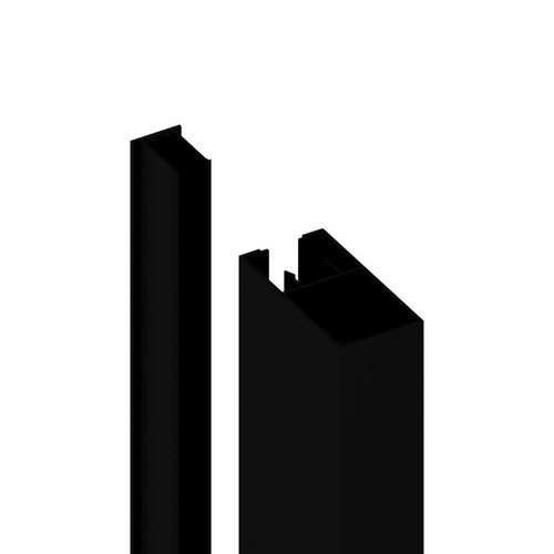 100x50mm Batten Front and Back Clip - 6100mm long - Black 100x50mm Batten Front and Back Clip - 6100mm long - Black