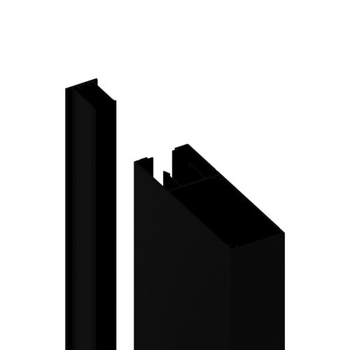 150x50mm Batten Front and Back Clip - 6100mm long - Black 150x50mm Batten Front and Back Clip - 6100mm long - Black