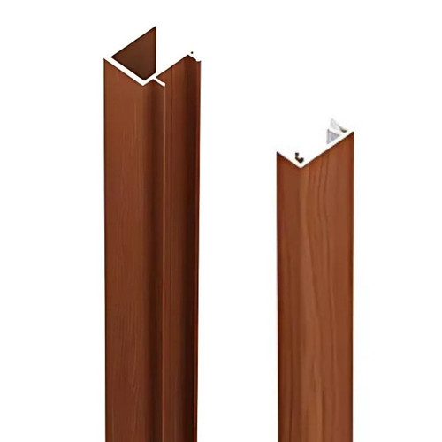 U-Channel Side-Frame for Aluminium Slats - Concealed Screws Cover - Full-Lengths - For Slat Fencing and Screening - Wood-Look Western Red Cedar. U-Channel Side-Frame for Aluminium Slats - Concealed Screws Cover - Full-Lengths - For Slat Fencing and Screening - Wood-Look Western Red Cedar.