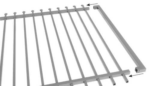 ALUMINIUM Security Gate Kit - 1800mm High ALUMINIUM Security Gate Kit - 1800mm High