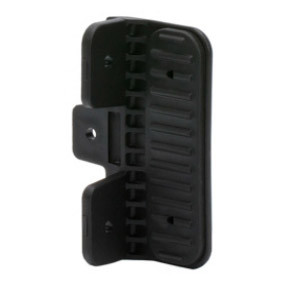 GATE STOP - Always mount gate stop aligned with the bottom of the latch, so that it doesn't become a stepping point. Gate stop will be on the outside of the pool BUT latch must be installed on the inside the pool (at least 150mm down from the top to make it hard for small children to reach.)