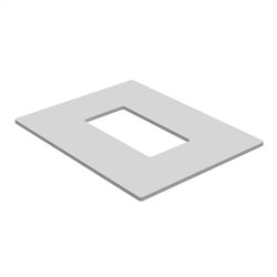 BARR  -  Dress Ring 100x80mm -  PEARL WHITE