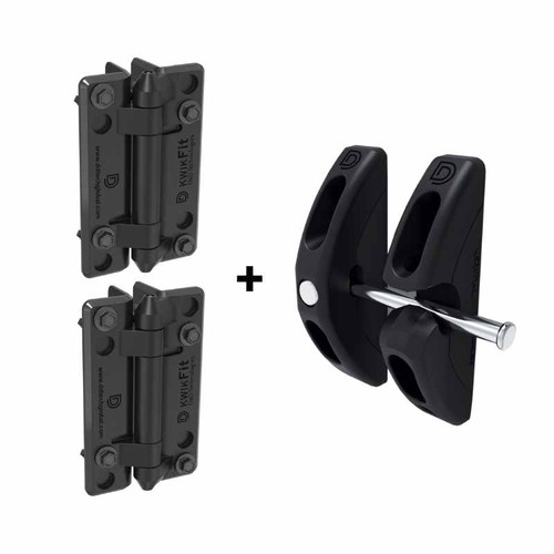 Simple-Fit Single Gate Standard fittings set - With Slimline T-Latch. Can be Locked with a pad lock. (NOT POOL COMPLIANT) Simple-Fit Single Gate Standard fittings set - With Slimline T-Latch. Can be Locked with a pad lock. (NOT POOL COMPLIANT)