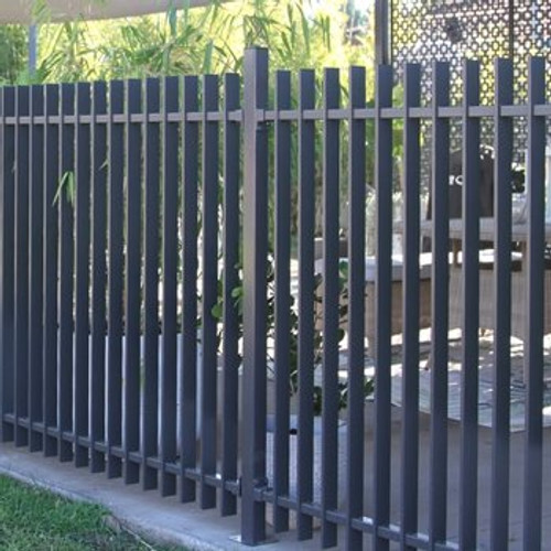 Slat Fence gives your the choice of three popular colours: Surfmist (Off White), Monument (Dark Grey), and Satin Black. Slat Fence gives your the choice of three popular colours: Surfmist (Off White), Monument (Dark Grey), and Satin Black.