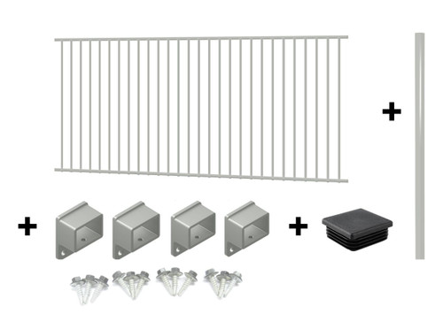 EASY-BUY 2.4m Extra Wide Pool Fence Panel Package Deal with 1.8m in-ground post. - 2.4m wide x 1.2m high - Colour is your choice! EASY-BUY 2.4m Extra Wide Pool Fence Panel Package Deal with 1.8m in-ground post. - 2.4m wide x 1.2m high - Colour is your choice!