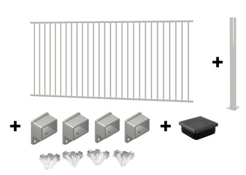 EASY-BUY 2.4m Extra Wide Pool Fence Panel Package Deal with 1.3m bolt-down fence post. - 2.4m wide x 1.2m high - Colour is your choice! EASY-BUY 2.4m Extra Wide Pool Fence Panel Package Deal with 1.3m bolt-down fence post. - 2.4m wide x 1.2m high - Colour is your choice!