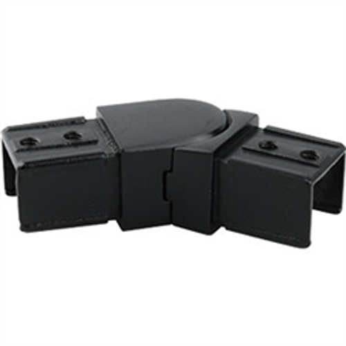 Matt Black Square Mini 25mm x 21mm Variable Angle Joiner (Horizontal) - Fence Guru | Fencing Suppliers Australia-wide – Since 2014