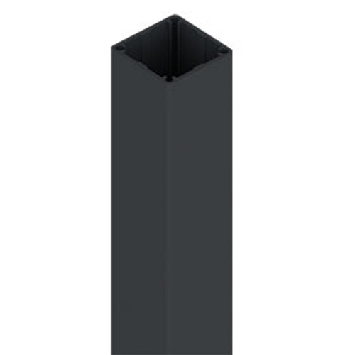 50x50mm x 2.4m Black Aluminium Fence Post, 1.8mm with 3mm Wall Thickness 50x50mm x 2.4m Black Aluminium Fence Post, 1.8mm with 3mm Wall Thickness