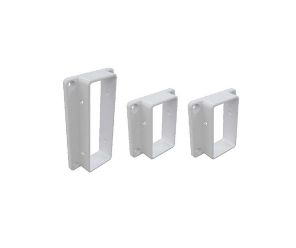 Semi Privacy Fencing Brackets (Pack of 3 with 8 screws)