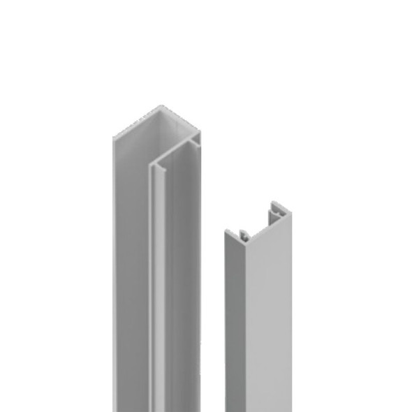 Slat Side Frame - Special U-Channel, including Clip-on Cover to hide fixing screws. - 5800mm long - Choose your colour