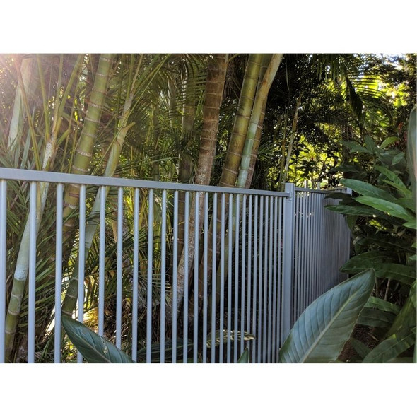 Pool Fence Safety Panel - 2.4m wide (or 2.45m*) x 1.2m high - Silver
