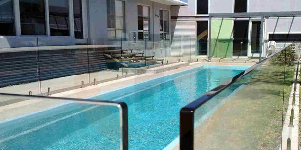 350Wx1200Hx12mm Frameless Glass Pool Fence Panel, 'A' Grade Quality, Australian Standards Pass Mark, Clear Toughened, Polished Edges and Corners. - Fence Guru | Fencing Suppliers Australia-wide – Since 2014