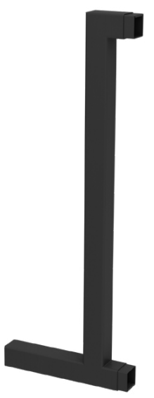 Extended Side Stile for Motorised Gate