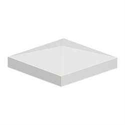 Tapered Cap for PVC 3 Rail Post.
