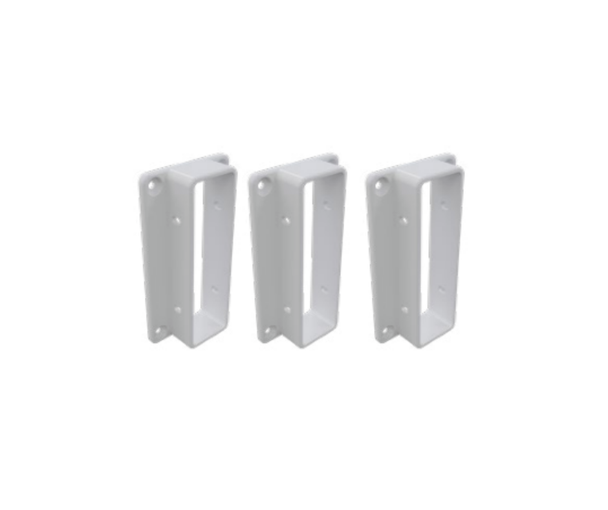 3 Rail Fencing Brackets (Pack of 3 with 12 screws)