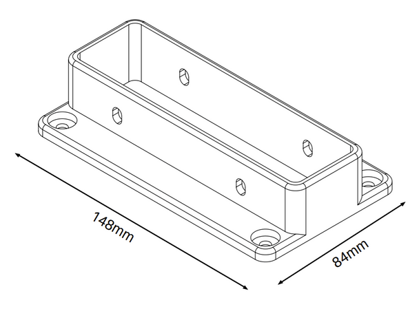 3 Rail Fencing Brackets (Pack of 3 with 12 screws) - Info