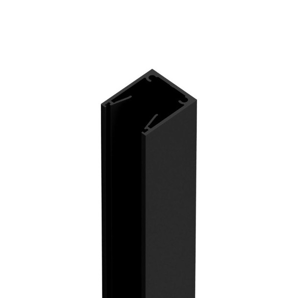 Wall Post - 32mm wide x 6000mm long - Fix to post/wall - Black