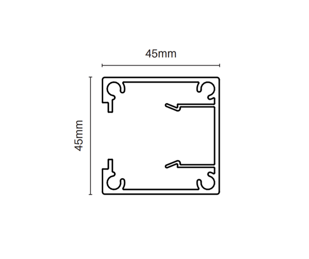 50x50mm Batten Front - 6100mm long - Info