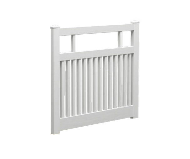 1.5m wide Semi-Privacy Picket Gate - 1500mm W x 1200mm H (GATE POSTS SOLD SEPARATELY)