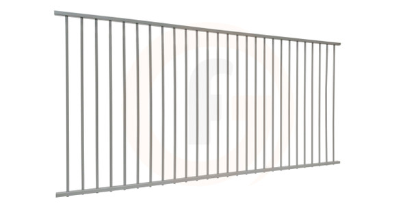 Flat Top Pool Panel Silver