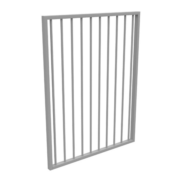 Silver Aluminium Pool Gate