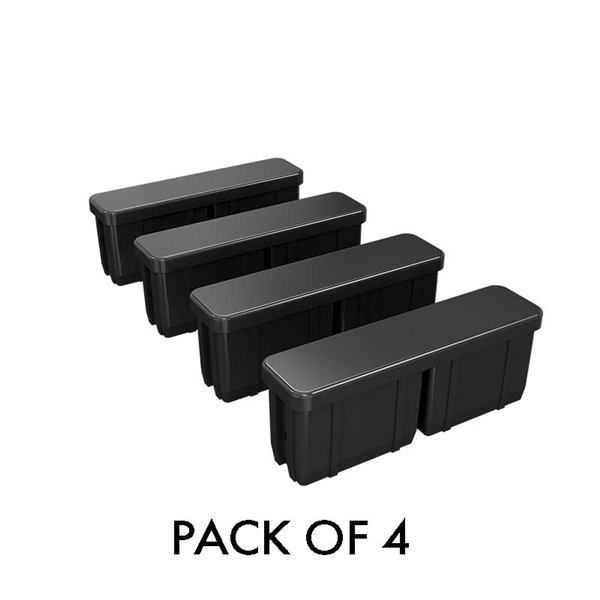 Screening - ALUMINIUM END CAP - Powder coated SATIN BLACK
Suits 65x16.5mm slat
4 PACK