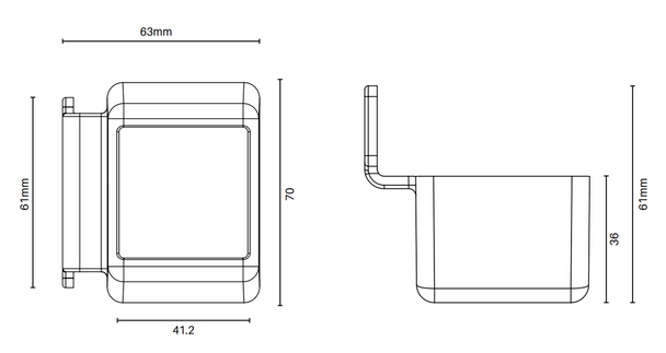 Diagram of Heavy Duty Deluxe GALVANISED STEEL Security Fence Panel Fittings Set. - Fence Guru | Fencing Suppliers Australia-wide – Since 2014